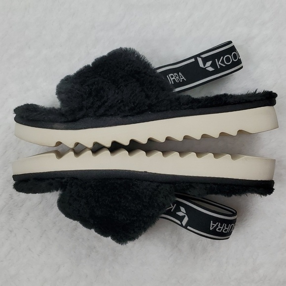 Koolaburra By UGG Fuzz’n Li Sandal Slipper Size 3 - Picture 6 of 17
